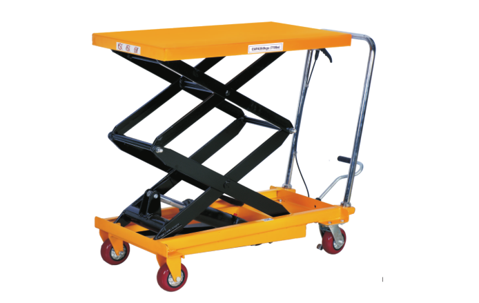 1500kg, Max lifting 1700mm hydraulic manual lift table