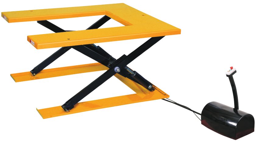 1500kg U electric lift  tables for workline